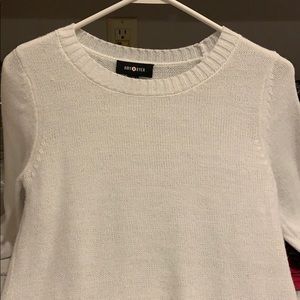 An Amy Byer white glittery sweater in size (14)